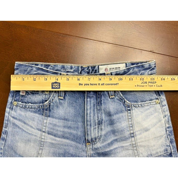 AG Adriano Goldschmied The Phoebe Vintage High Waisted Tapered Leg Jeans Size 25 - Picture 10 of 16